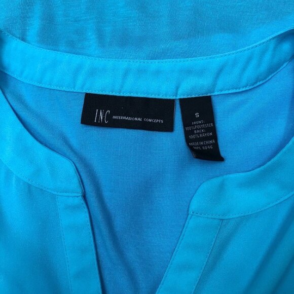 INC INTERNATIONAL CONCEPT SPLIT NECK SLEEVELESS TOP SM NEW WITHOUT TAG - Picture 6 of 6